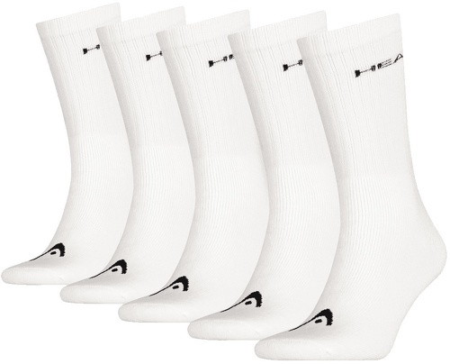 HEAD-Lot de 5 paires de chaussettes Head Crew blanc-0