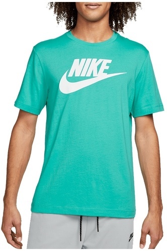 NIKE-Nike T-shirt Sportswear "Just do It" Tee Icon Futura bleu/blanc-image-1