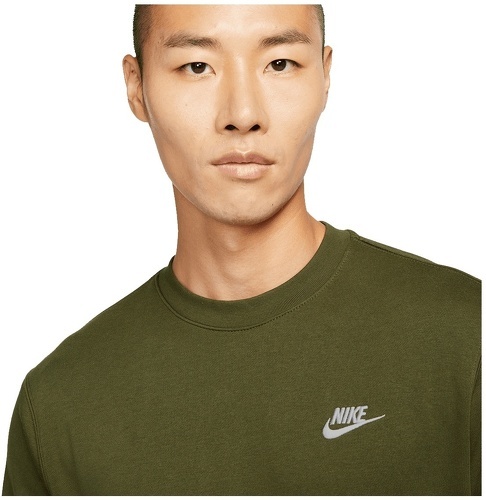 NIKE-Pullover Nike Sportswear Club Crew BB vert foncé-2