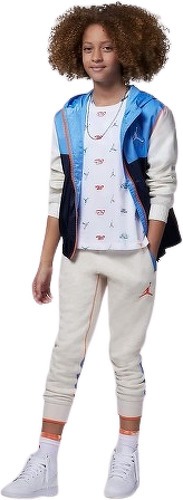 JORDAN-Coupe vent Jordan Color Block Bleu pour fille-1