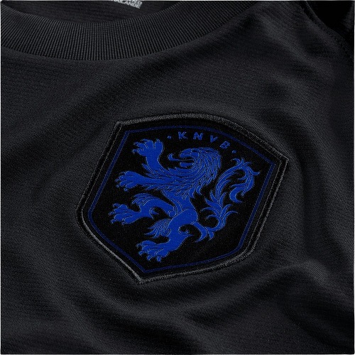 NIKE-T-shirt d’entraînement Nike Pays-Bas pour enfant Breathe Strike Top noir/bleu clair-2