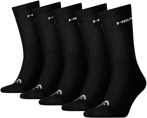 HEAD-Lot de 5 paires de chaussettes Head Crew noir-0