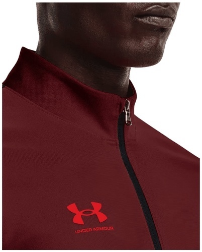 UNDER ARMOUR-Survêtement Under Armour Challenger noir/rouge-3