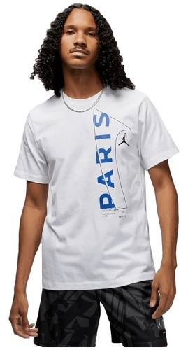 NIKE-T-Shirt Wordmark Nike Paris St. Germain blanc-0