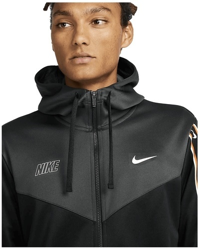 NIKE-Veste à capuche Nike Sportswear Repeat noire-2