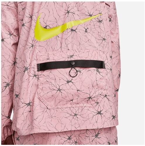 NIKE-Veste de course à pied Nike Repel UV D.Y.E rose-4