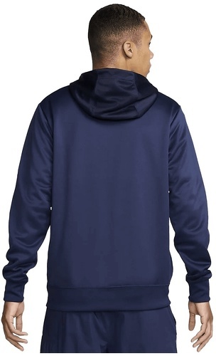 NIKE-Veste à capuche Nike Sportswear Repeat bleue foncé-1
