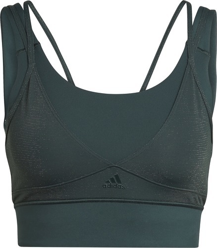 adidas Performance-Brassière de training brillante Powerimpact Maintien moyen-2