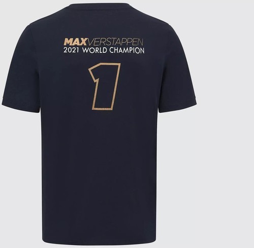 RED BULL RACING F1-T-shirt Max Verstappen Champion du Monda Racing Team RedBull Officiel F1-1