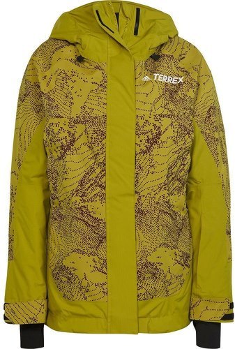 adidas Performance-Veste de ski graphique et isolante double épaisseur Terrex-2