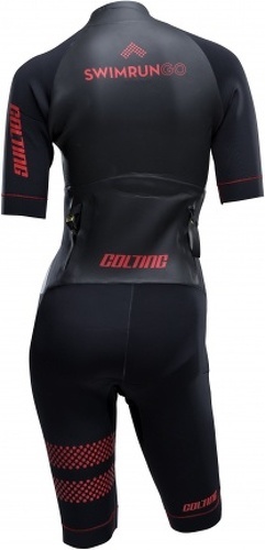 Colting-Combinaison SWIMRUN COLTING WETSUITS GO - BLACK RED-1