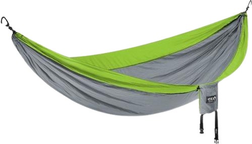 Eno-SINGLENEST Hamac solo haute résistance - Gris/Vert-1