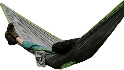 Eno-SINGLENEST Hamac solo haute résistance - Gris/Vert-2