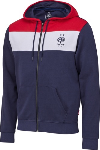 FFF-Sweat zippé enfant FFF - Collection officielle Equipe de France de Football - 4 ans-0