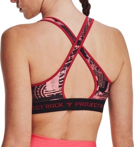 UNDER ARMOUR-UA Pjt Rck Csbk Bra Nov Prnt-PNK-1