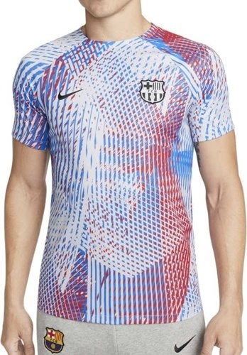 NIKE-Maillot d'échauffement Nike FC Barcelone blanc-image-1