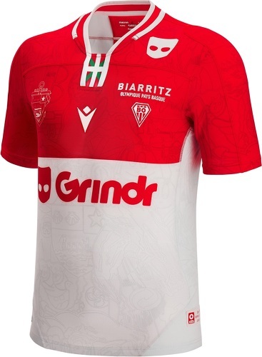 MACRON-Maillot Biarritz Olympique Pays Basque Domicile 2022/2023-0