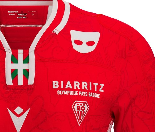 MACRON-Maillot Biarritz Olympique Pays Basque Domicile 2022/2023-2