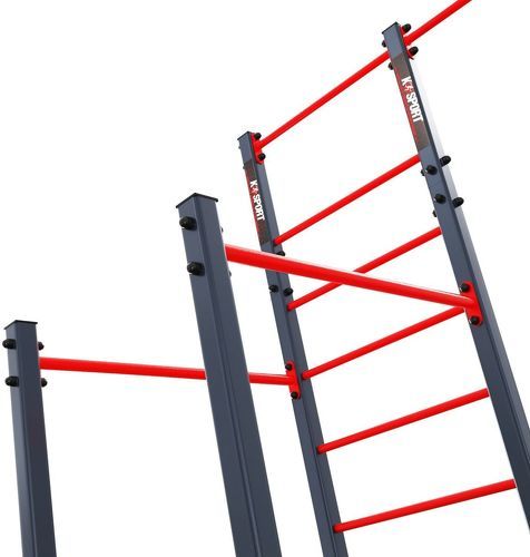K-Sport GmbH-Structure de Callisthénie avec Espalier et Échelle Horizontale Pour l'Extérieur - KSOZ006-3