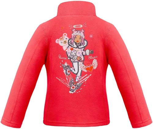 POIVRE BLANC-Veste Polaire Poivre Blanc 1500 Techno Red 2 Fille-1