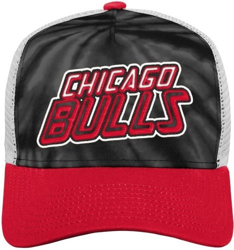 Outerstuff-Casquette NBA Chicago Bulls Outerstuff Santa Cruz Meshback rouge pour enfant-1