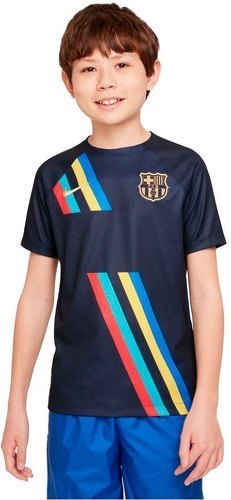 NIKE-Maillot d'échauffement Nike FC Barcelone Enfants Away bleu foncé-image-1