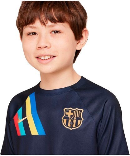 NIKE-Maillot Pré-Match Barça Bleu Junior-2