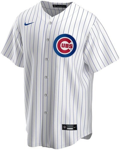 NIKE-Nike T-shirt à Manches Courtes Mlb Chicago Cubs Official Replica Home-0