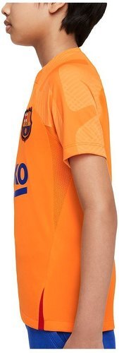 NIKE-Maillot d'Entraînement Nike FC Barcelona Enfant Dri-Fit K Orange/Rouge-3