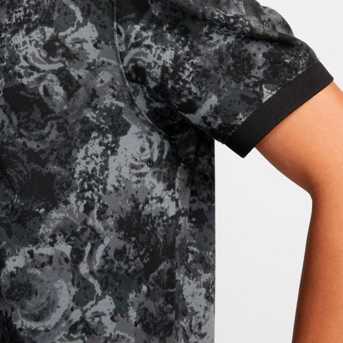 NIKE-Nike Polo à Manches Courtes The Dri Fit Printed Slim Ln-4