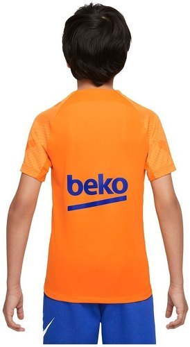 NIKE-Maillot d'Entraînement Nike FC Barcelona Enfant Dri-Fit K Orange/Rouge-1