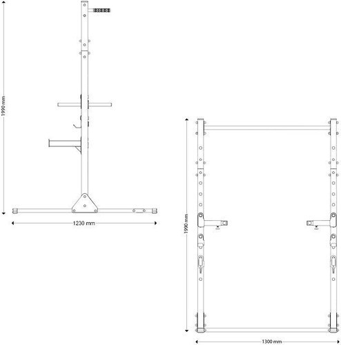 K-Sport GmbH-Half Rack et barre de traction fixe - KSSL061-4