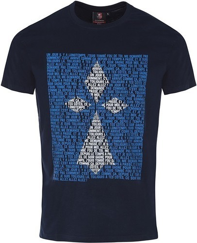 Stade Rennais-T-SHIRT BLEU HERMINE JR-0