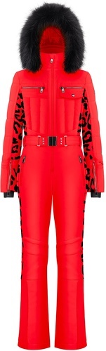 POIVRE BLANC-Combinaison De Ski Poivre Blanc 0831 Leopard Scarlet Red Femme-0