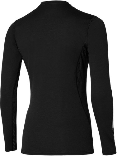 MIZUNO-Haut de running Mizuno Femme MID WEIGHT CREW SHIRT-1