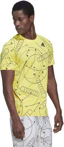 adidas Performance-T-shirt de tennis graphique Club-2