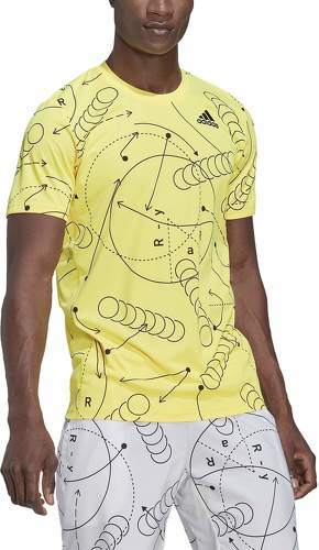 adidas Performance-T-shirt de tennis graphique Club-4