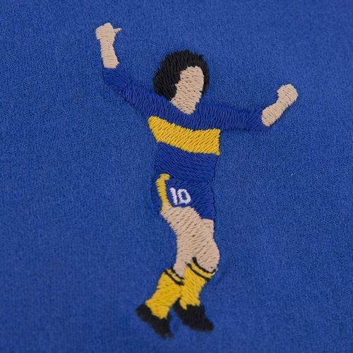 COPA FOOTBALL-T-shirt brodé Copa Boca Juniors Maradona-1