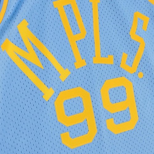 Mitchell & Ness-George Mikan Minneapolis Lakers 1948-49 Swing Jersey-2