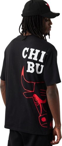 NEW ERA-New Era NBA Oversized Shirt - HALF LOGO Chicago Bulls-1