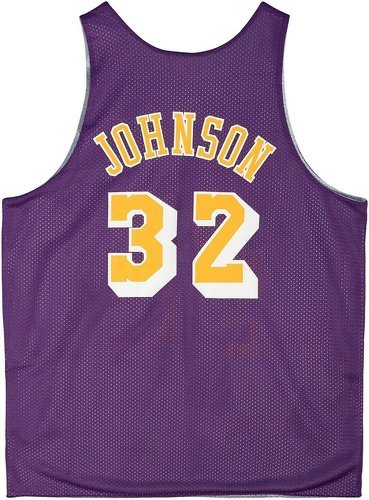 Mitchell & Ness-REVERSIBLE Tank Top Jersey Los Angeles Lakers Magic Johnson-1