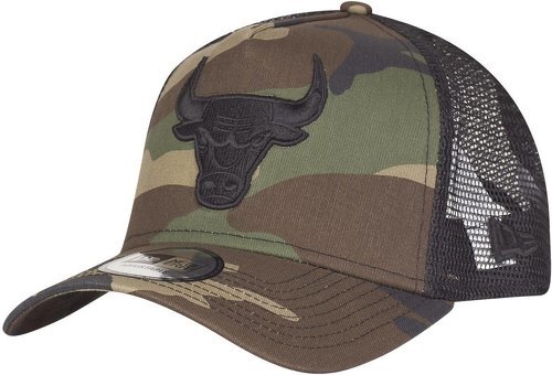 NEW ERA-New Era Adjustable Trucker Cap - Chicago Bulls wood camo-0