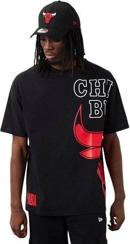 NEW ERA-New Era NBA Oversized Shirt - HALF LOGO Chicago Bulls-2