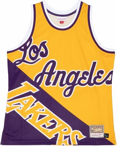 Mitchell & Ness-M&N Big Face 5.0 Fashion Tank Top Jersey Los Angeles Lakers-0