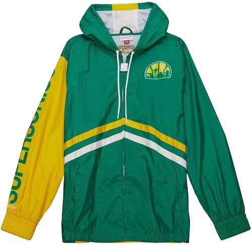 Mitchell & Ness-Mitchell & Ness Windbreaker Veste - Seattle SuperSonics-0