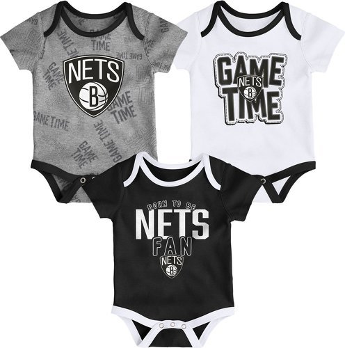 Outerstuff-Outerstuff NBA 3 pièces Barboteuse Brooklyn Nets-0