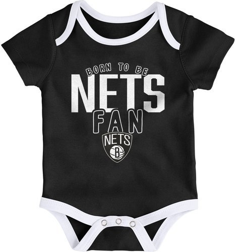 Outerstuff-Outerstuff NBA 3 pièces Barboteuse Brooklyn Nets-1