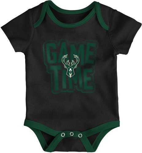 Outerstuff-Outerstuff NBA 3 pièces Barboteuse Milwaukee Bucks-2