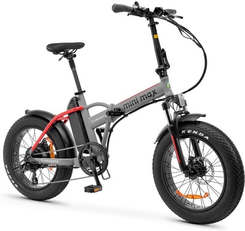 Argento-Vélo électrique pliable Argento MiniMax Rouge-1