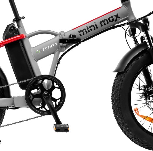 Argento-Vélo électrique pliable Argento MiniMax Rouge-3